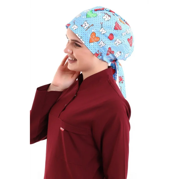 Tesettür Bone - 2113 Turkuaz Diş