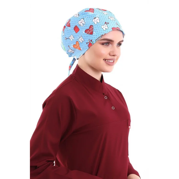 Tesettür Bone - 2113 Turkuaz Diş