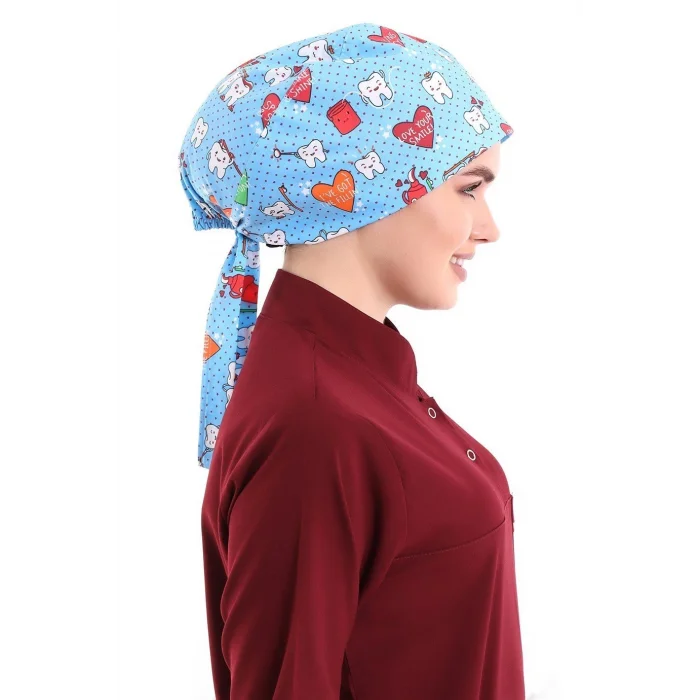 Tesettür Bone - 2113 Turkuaz Diş