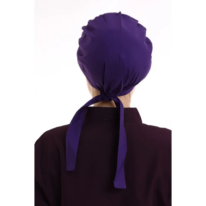Tesettür Bone - 4807 Koyu Mor