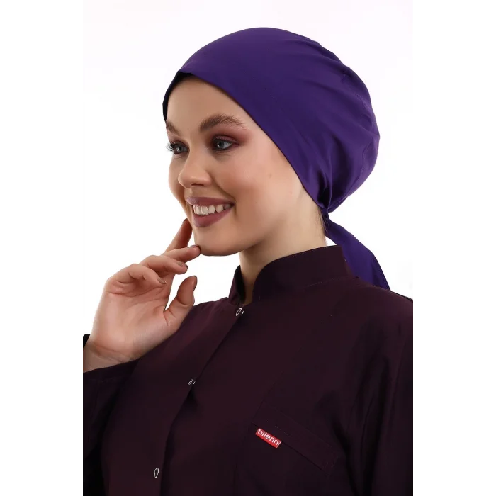 Tesettür Bone - 4807 Koyu Mor