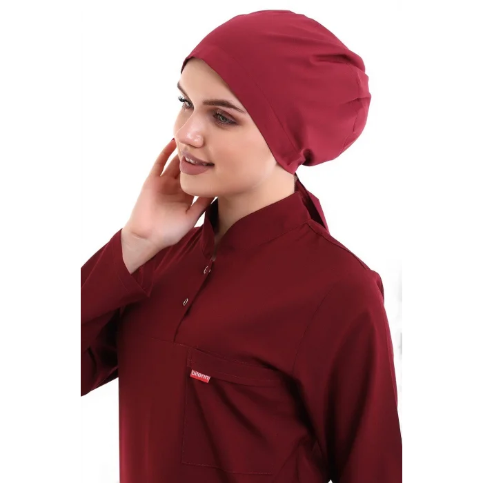 Tesettür Bone - 4809 Bordo