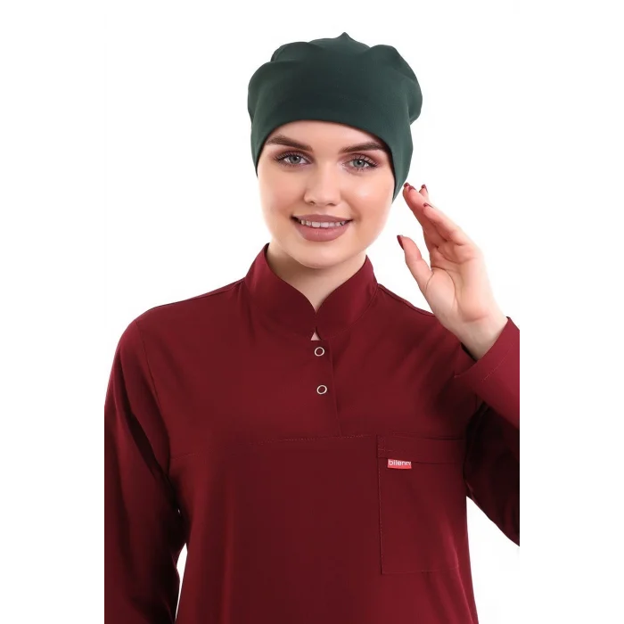 Tesettür Bone - 6429 Ördek Başı Yeşili