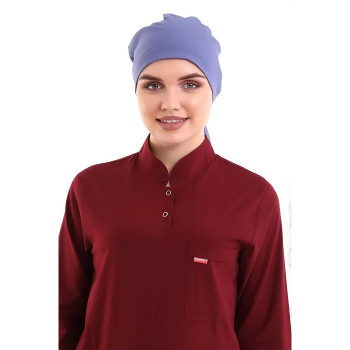 Tesettür Bone - 6432 İndigo Mavi