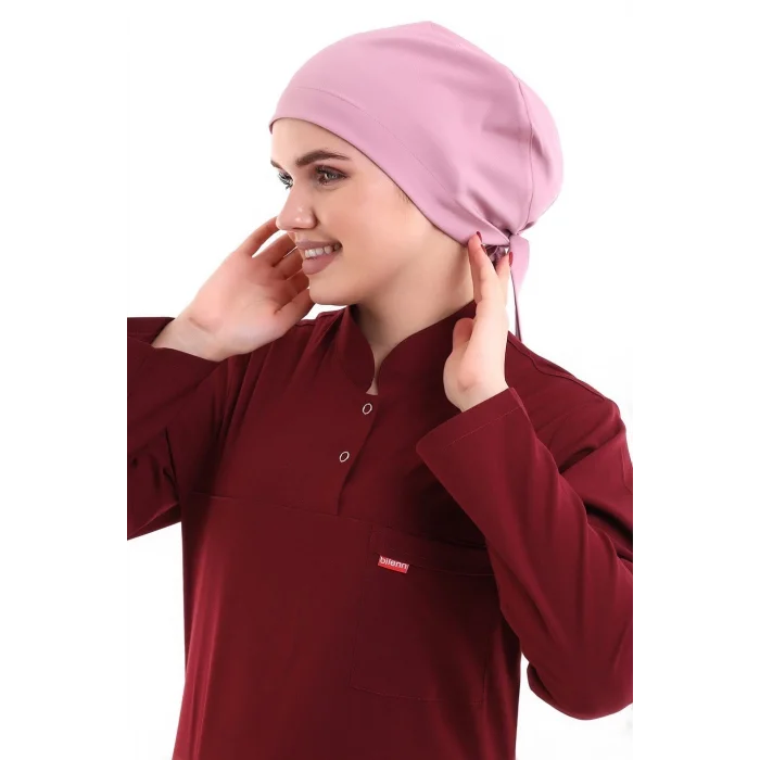 Tesettür Bone - 6433 Pudra