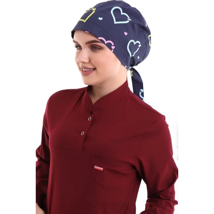 Tesettür Bone - 9008 Laci Kalpli