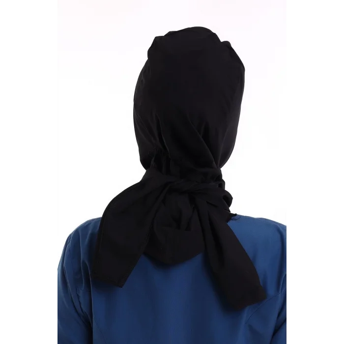 Tesettür Boyun Bağlamalı Bone - 116 Siyah