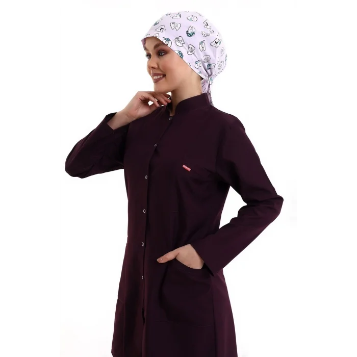 Tesettür Forma Takımı Full Çıtçıt - 5532 Mürdüm