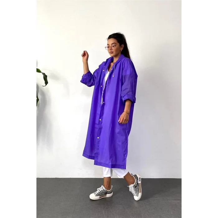 Yağmurluk Unisex MRC 881 - Mor