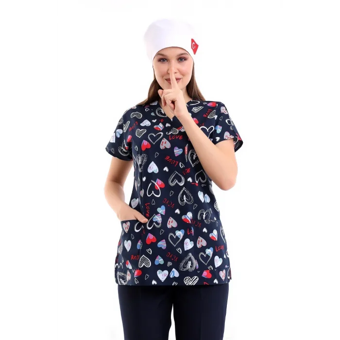 Yarasa Kol Desenli Unisex Tek Üst - 5004 Laci Love