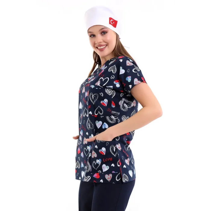 Yarasa Kol Desenli Unisex Tek Üst - 5004 Laci Love