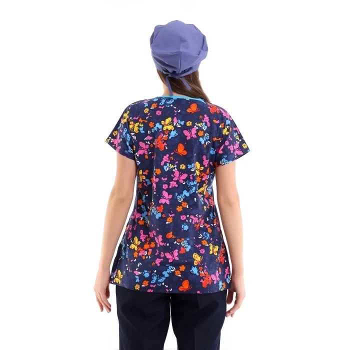 Yarasa Kol Desenli Unisex Tek Üst - 5006 Kelebek