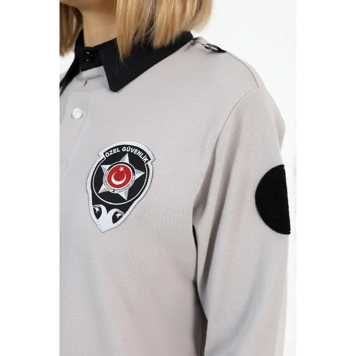 Yeni Tip Güvenlik Uzun Kol Penye Tişört