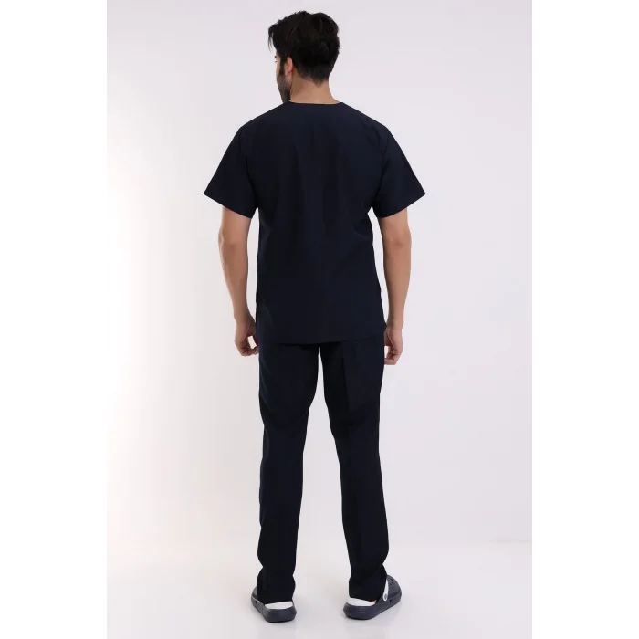 Zarf Yaka Erkek Likralı Takım - 6402 Lacivert