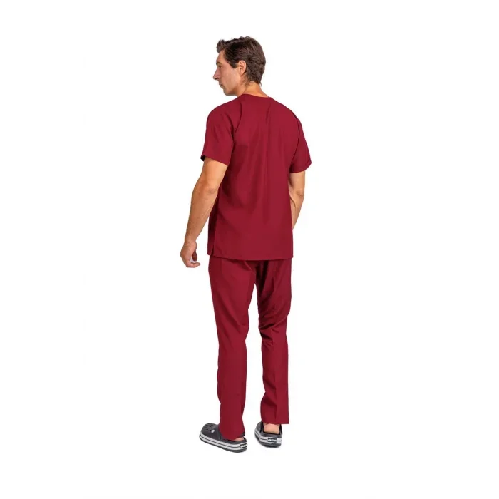 Zarf Yaka Erkek Likralı Takım - 6407 Bordo