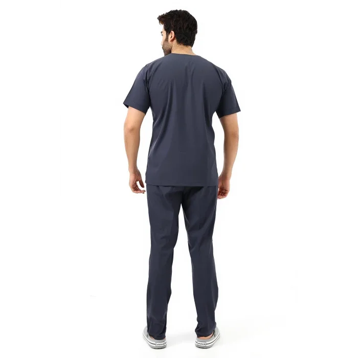 Zarf Yaka Erkek Likralı Takım - 6417 Füme