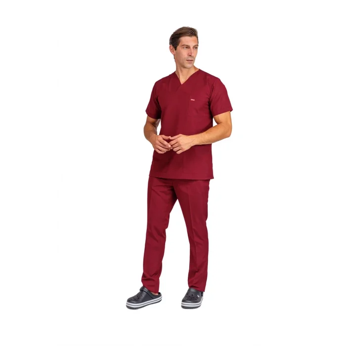 Zarf Yaka Erkek Takım - 19 Bordo