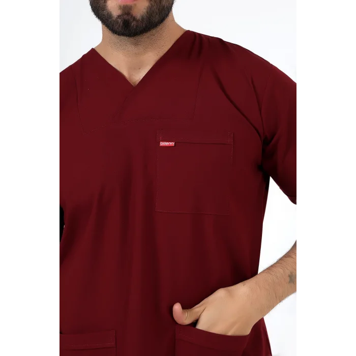 Zarf Yaka Erkek Takım - 19 Bordo