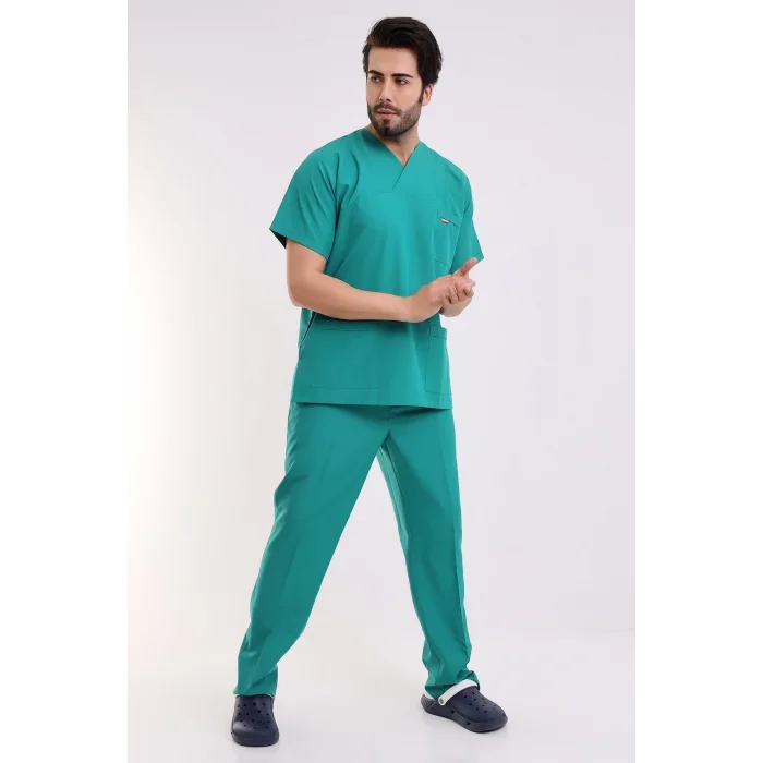 Zarf Yaka Erkek Takım - 30 Ameliyathane Yeşili