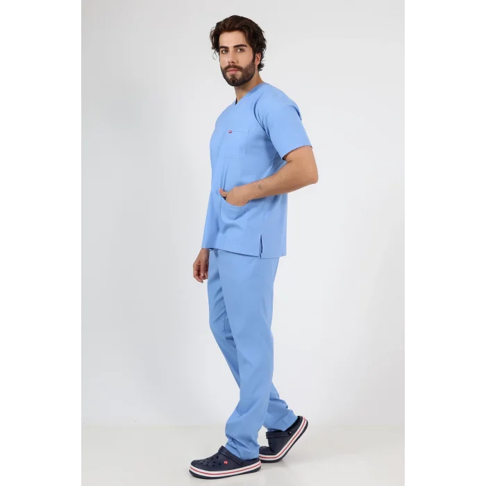 Zarf Yaka Erkek Takım - 31 Açık Mavi