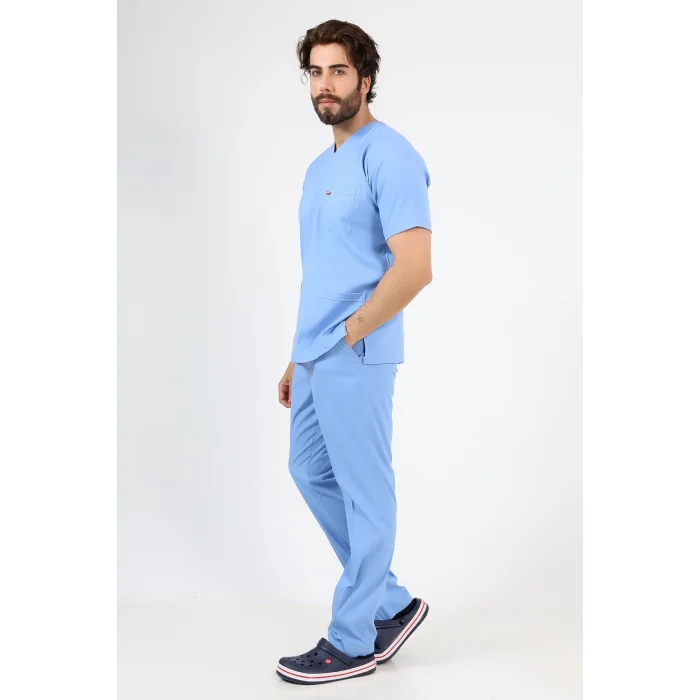 Zarf Yaka Erkek Takım - 31 Açık Mavi