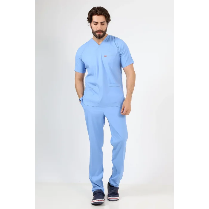 Zarf Yaka Erkek Takım - 31 Açık Mavi