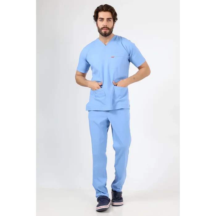 Zarf Yaka Erkek Takım - 31 Açık Mavi