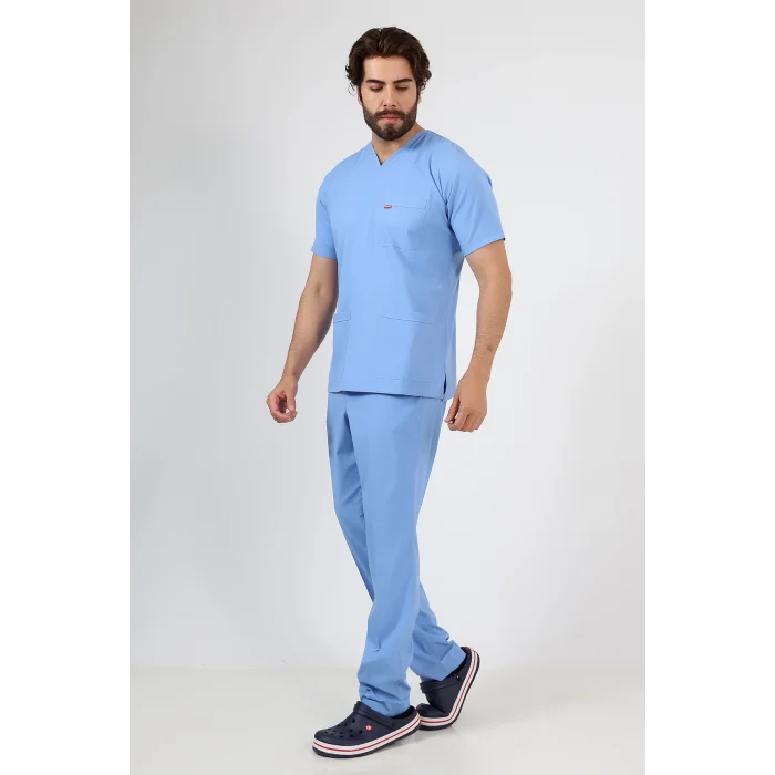 Zarf Yaka Erkek Takım - 31 Açık Mavi