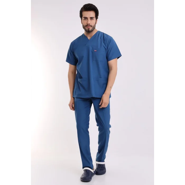 Zarf Yaka Erkek Takım - 37 Petrol Mavi