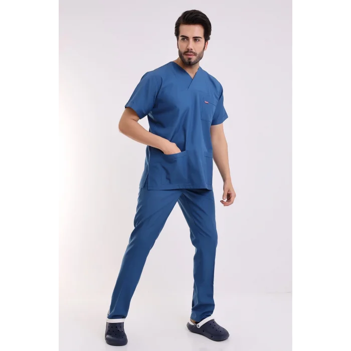 Zarf Yaka Erkek Takım - 37 Petrol Mavi