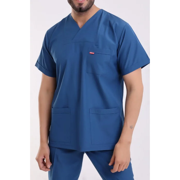 Zarf Yaka Erkek Takım - 37 Petrol Mavi