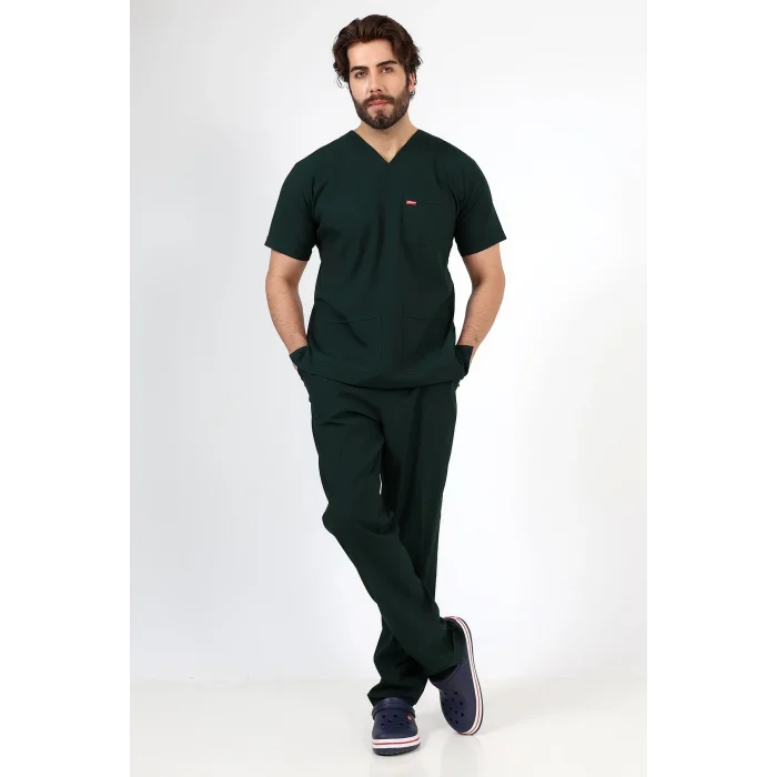 Zarf Yaka Erkek Takım - 38 Ördek Başı Yeşili