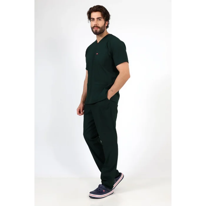 Zarf Yaka Erkek Takım - 38 Ördek Başı Yeşili