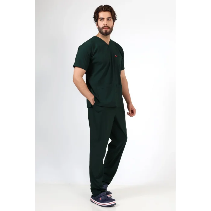 Zarf Yaka Erkek Takım - 38 Ördek Başı Yeşili