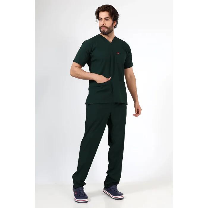 Zarf Yaka Erkek Takım - 38 Ördek Başı Yeşili