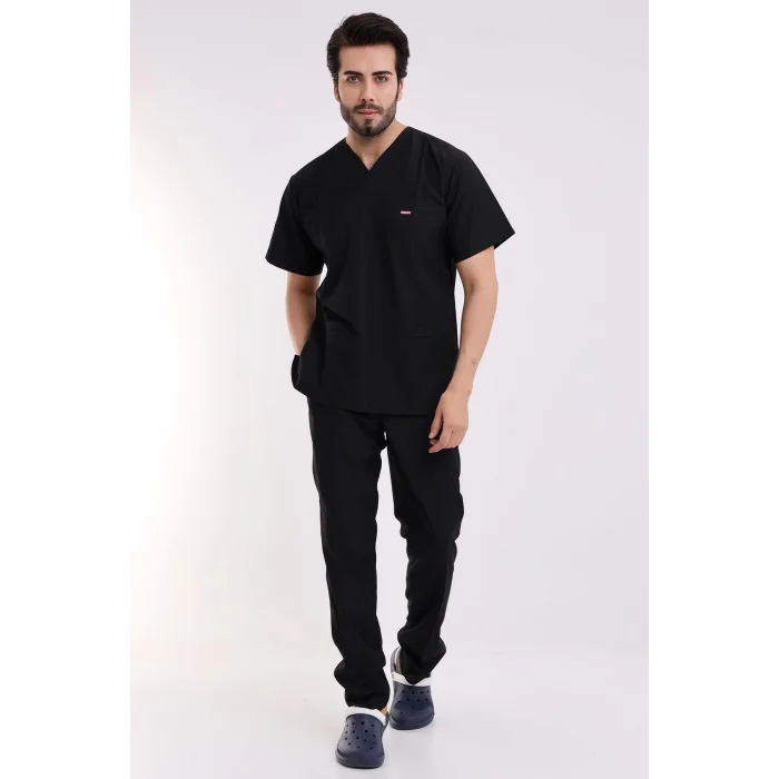 Zarf Yaka Erkek Takım - 48 Siyah