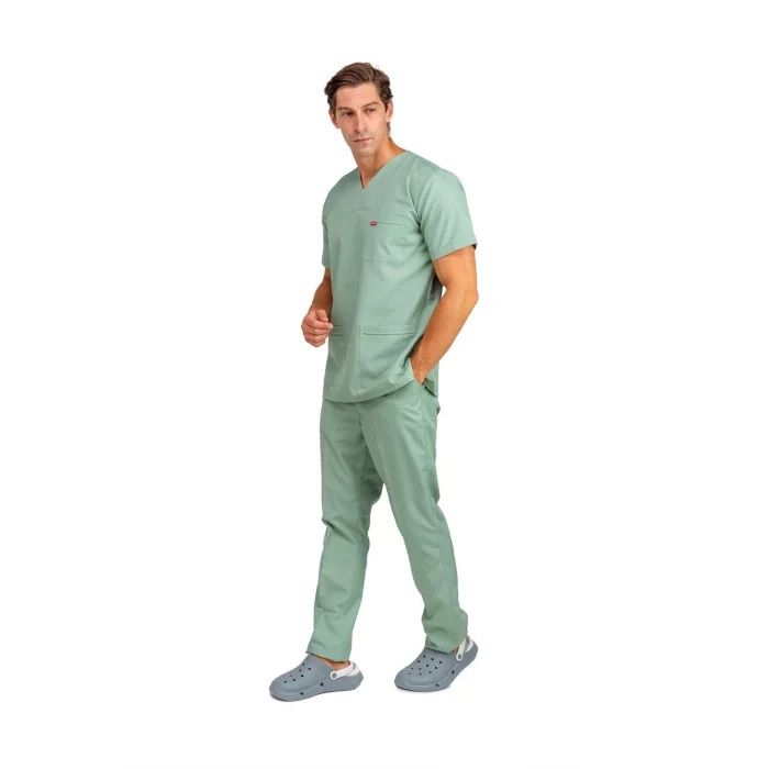 Zarf Yaka Erkek Takım - 63 Çağla Yeşili