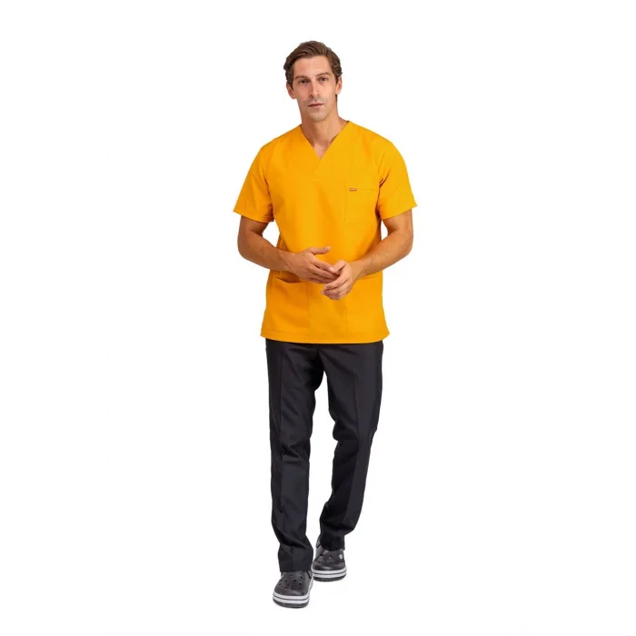 Zarf Yaka Erkek Takım - Hardal Siyah