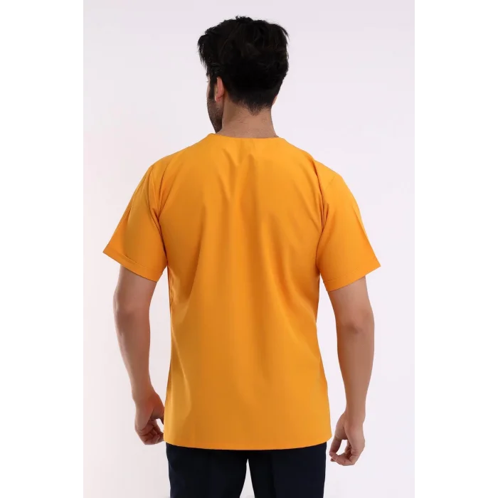 Zarf Yaka Erkek Tek Üst - 09 Hardal