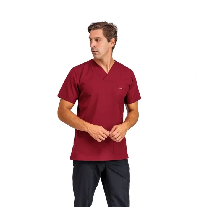 Zarf Yaka Erkek Tek Üst - 19 Bordo