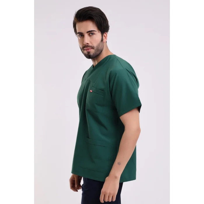 Zarf Yaka Erkek Tek Üst - 38 Ördek Başı Yeşili