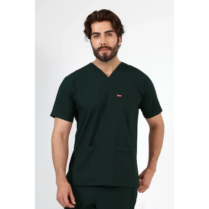 Zarf Yaka Erkek Tek Üst - 38 Ördek Başı Yeşili