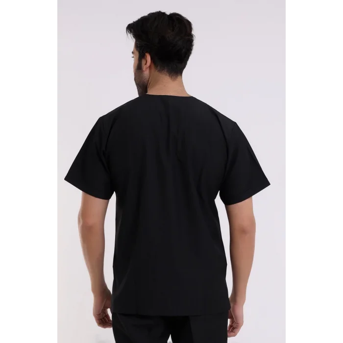 Zarf Yaka Erkek Tek Üst - 48 Siyah