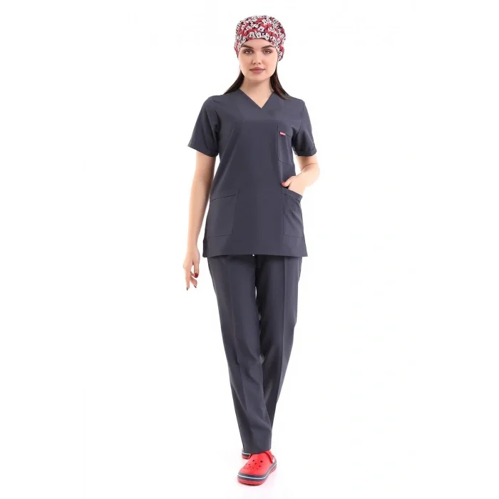 Zarf Yaka Kadın Takım - 51 Füme