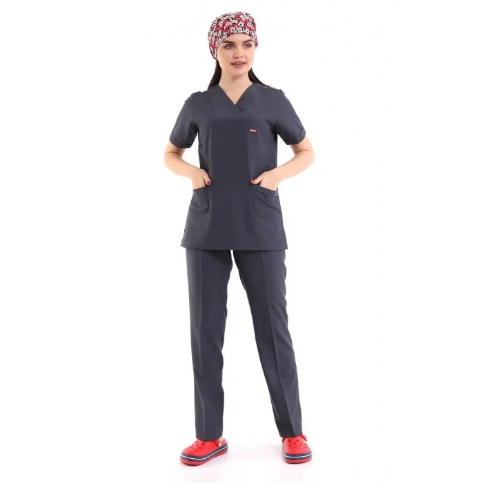 Zarf Yaka Kadın Takım - 51 Füme