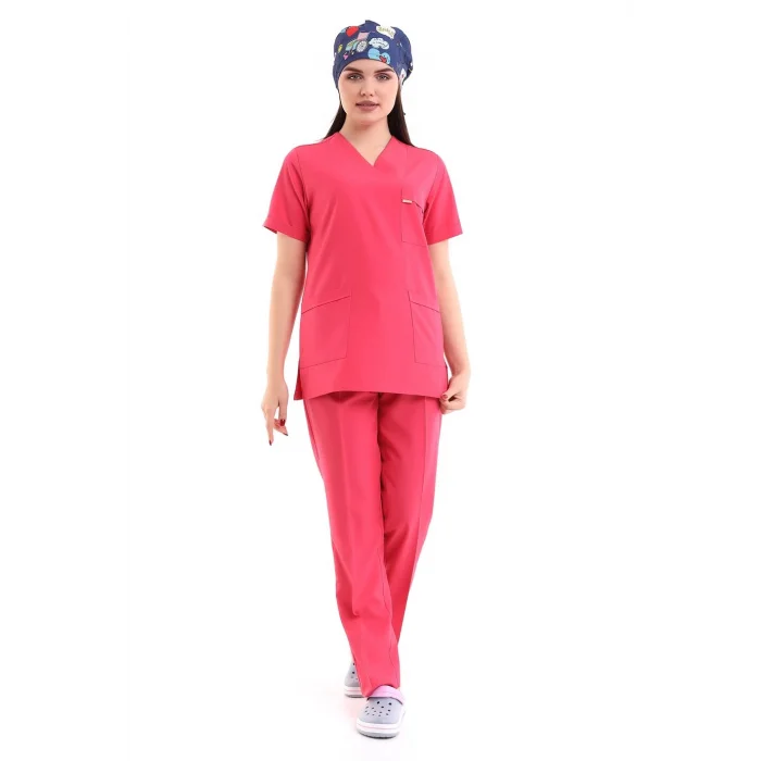 Zarf Yaka Kadın Takım - 52 Nar Çiçeği