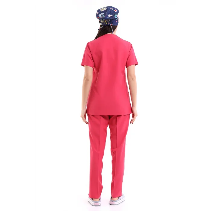 Zarf Yaka Kadın Takım - 52 Nar Çiçeği