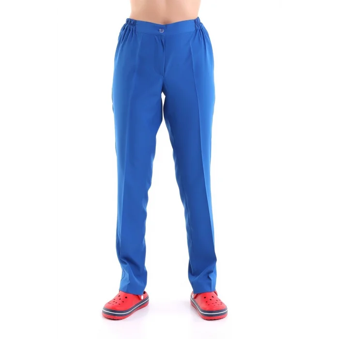 Zarf Yaka Kadın Takım - 56 Saks Mavi