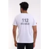 112 Dry Touch Unisex Kısa Kol - Beyaz