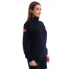 112 Sweatshirt Kışlık Unisex Balıkçı Yaka - Lacivert